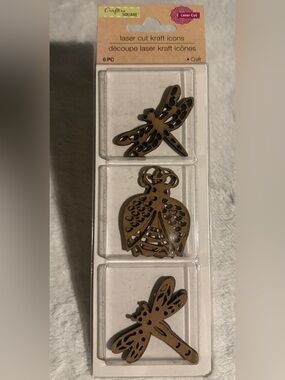 Crafter's Square 6PC Laser Cut Kraft Icons
